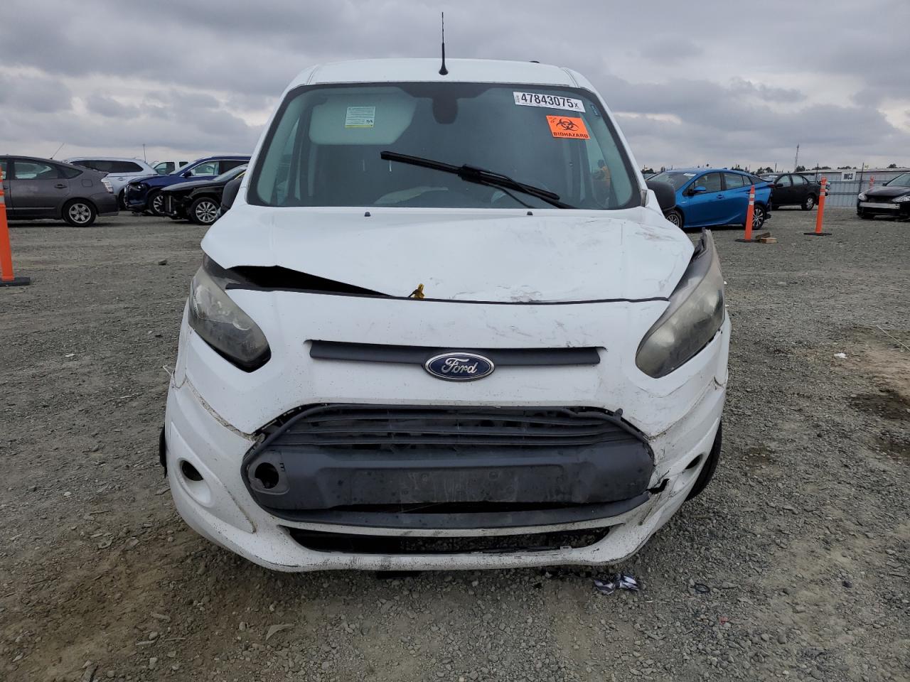 2017 Ford Transit VIN NM0LS7F75H1311012 Copart auction photo, front end / side damage thumbnail 5