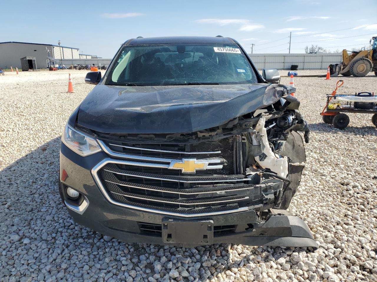 2019 Chevrolet Traverse VIN 1GNERHKW1KJ139893 Copart auction photo, front end / frame damage damage thumbnail 5