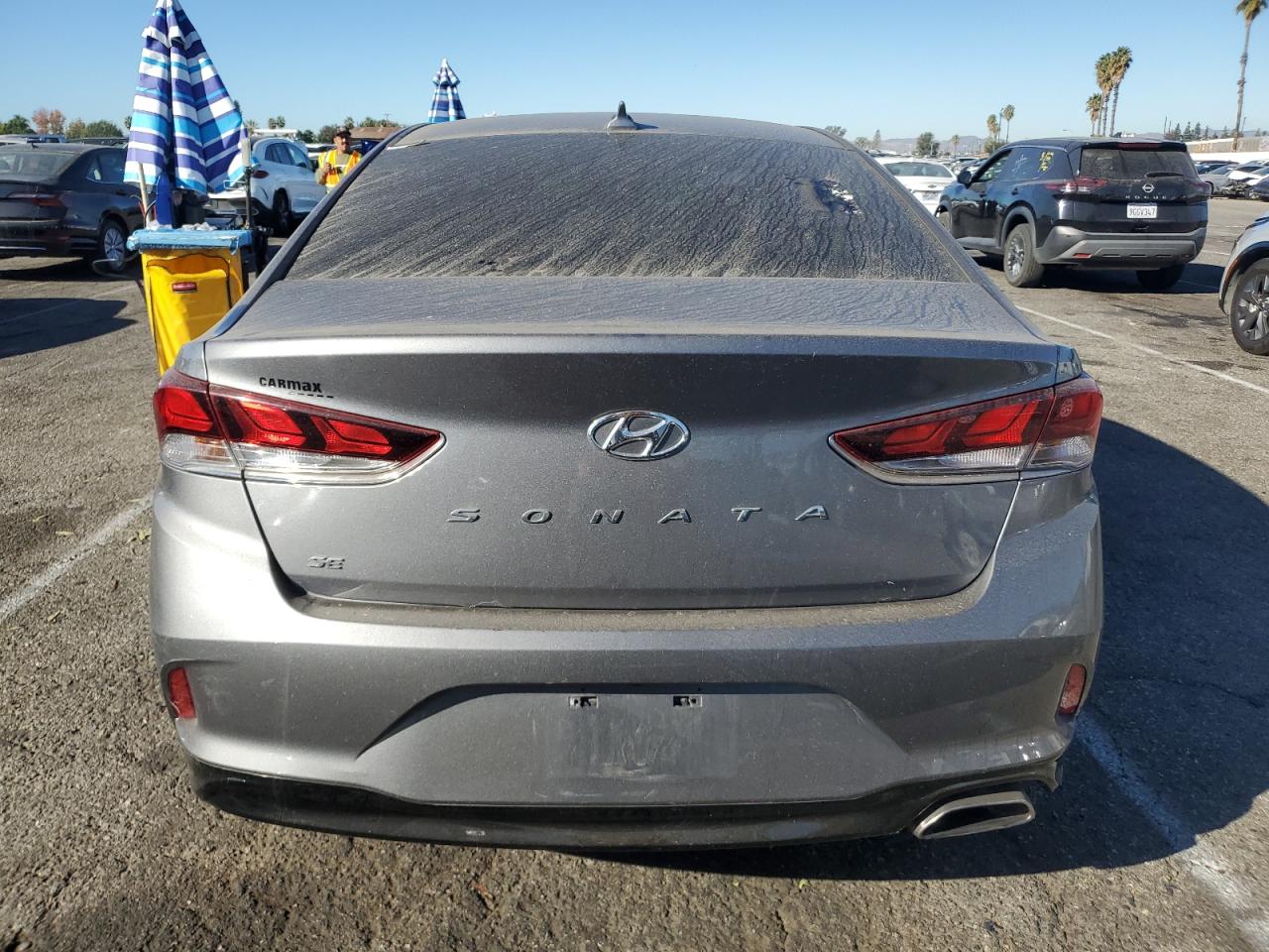 2019 Hyundai Sonata VIN 5NPE24AF6KH818168 Copart auction photo, vandalism / undercarriage damage thumbnail 6