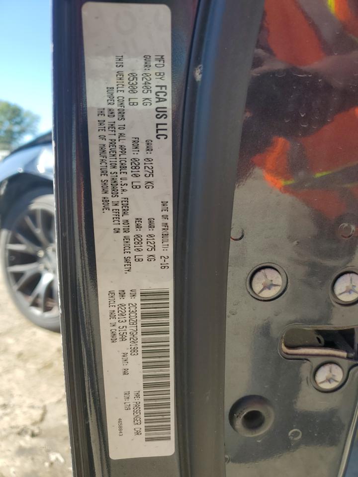 2016 Dodge Challenger VIN 2C3CDZBT7GH201983 Copart auction photo, front end damage thumbnail 14