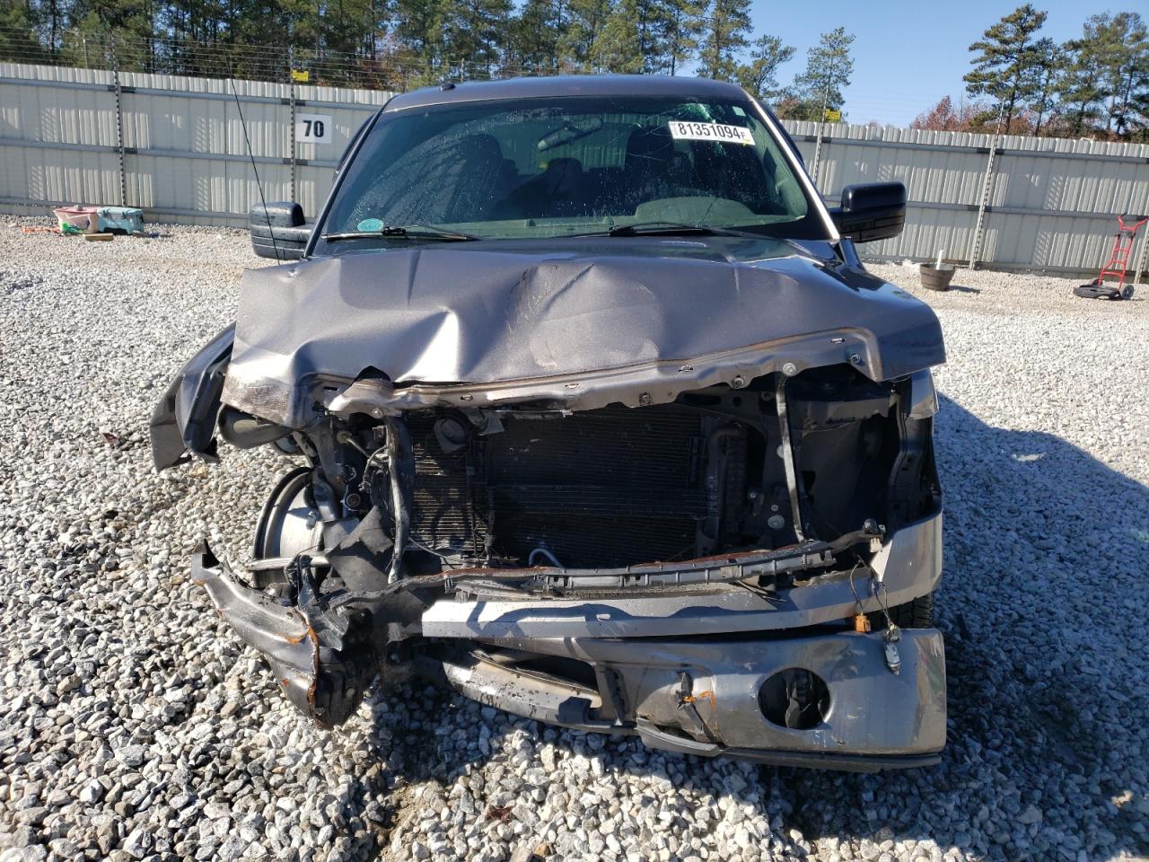 2013 Ford F-150 VIN 1FTFX1CFXDFB48915 Copart auction photo, front end / undercarriage damage thumbnail 5