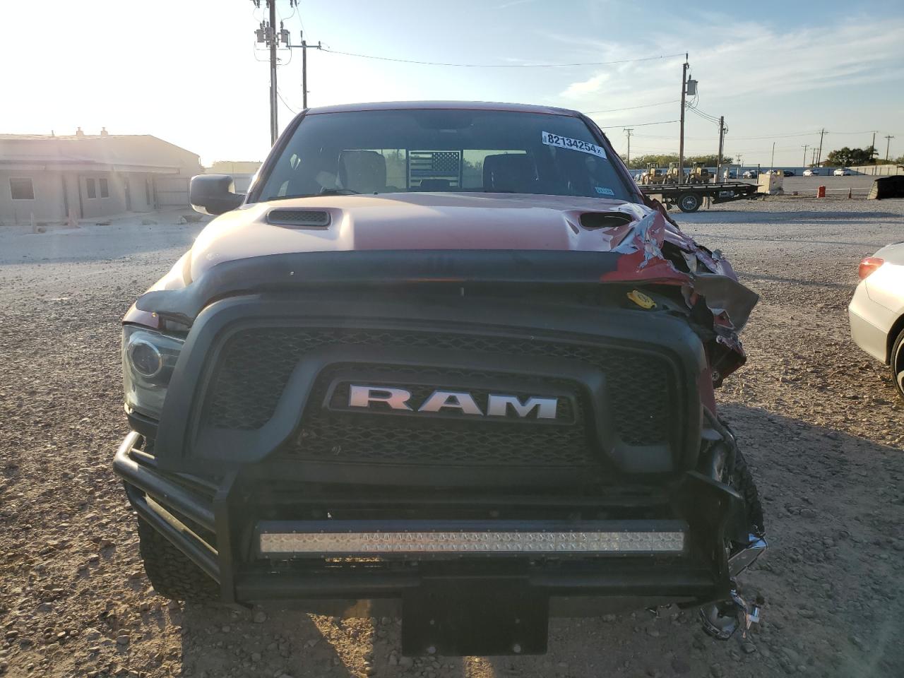 2016 RAM 1500 VIN 1C6RR7YT2GS152985 Copart auction photo, front end / side damage thumbnail 5
