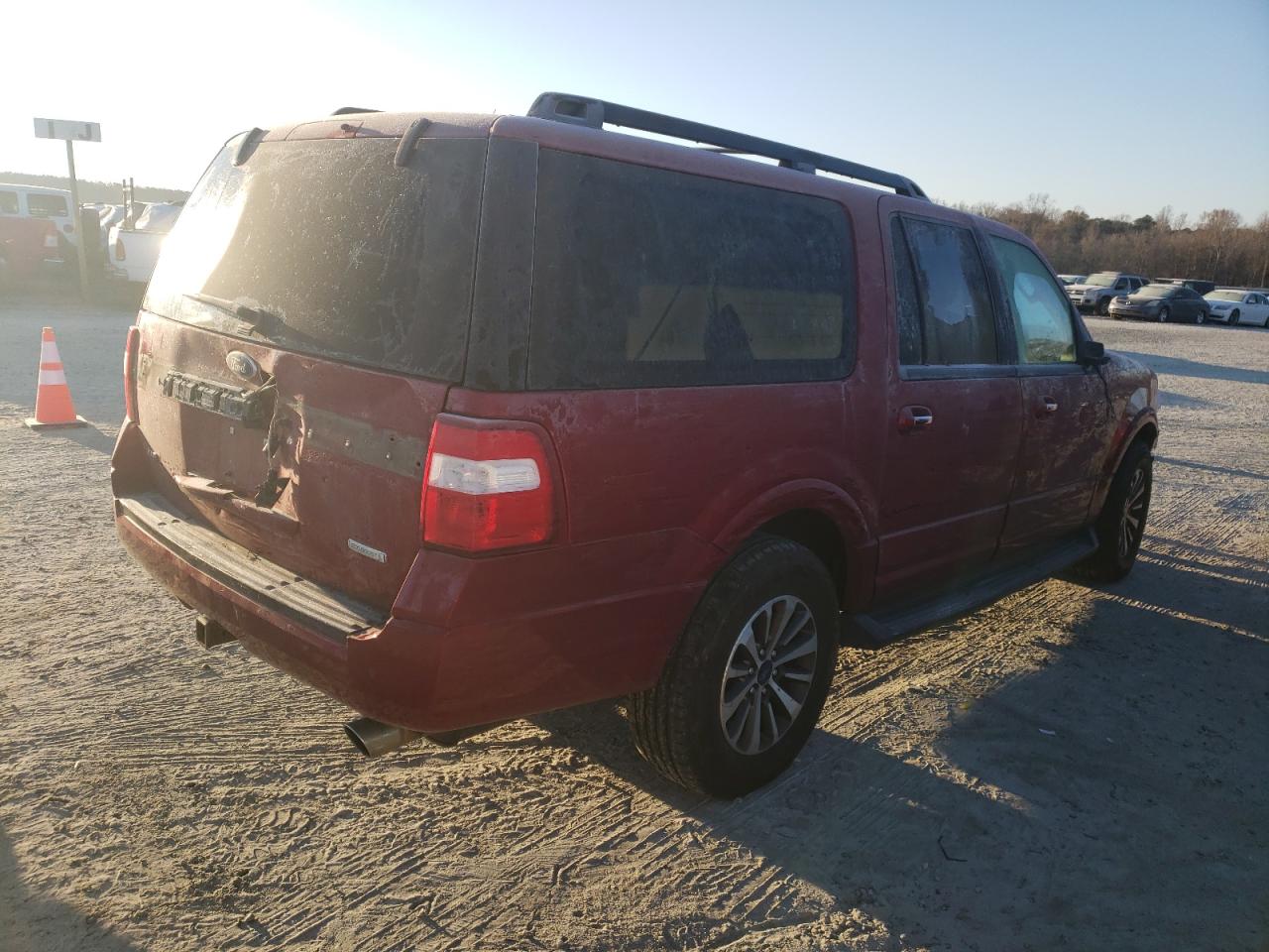 2015 Ford Expedition VIN 1FMJK1JTXFEF48219 Copart auction photo, all over damage thumbnail 3