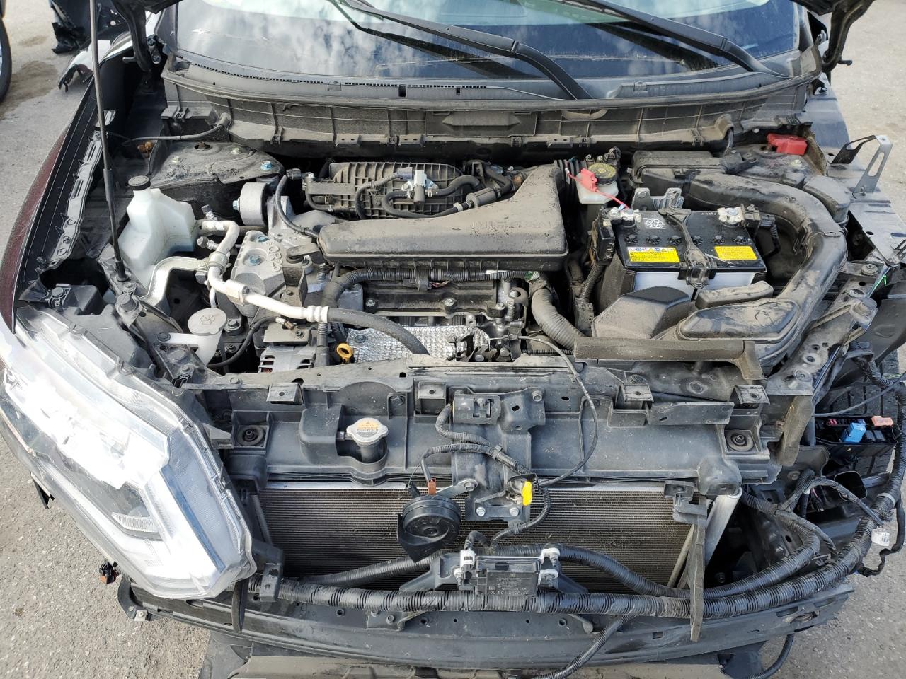 2018 Nissan Rogue VIN JN8AT2MV6JW343444 Copart auction photo, front end / side damage thumbnail 12