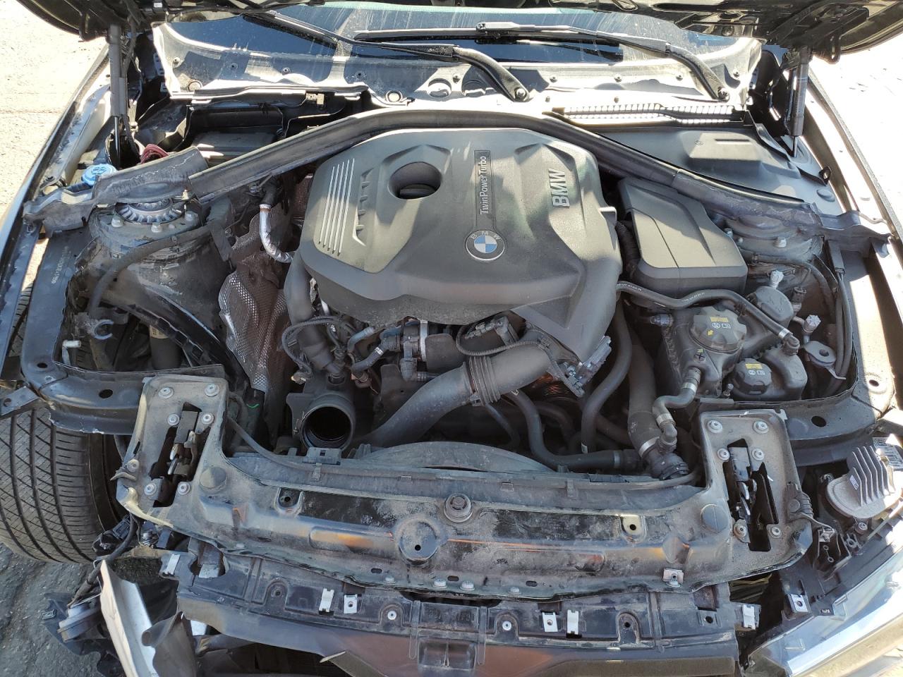 2019 BMW 4er VIN WBA4W5C50KAE43766 Copart auction photo, front end damage thumbnail 11