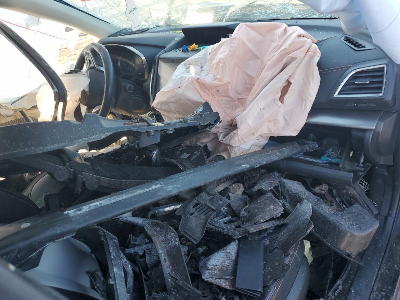 2019 Subaru XV VIN JF2GTANC5K8389786 Copart auction photo, front end / all over damage thumbnail 8