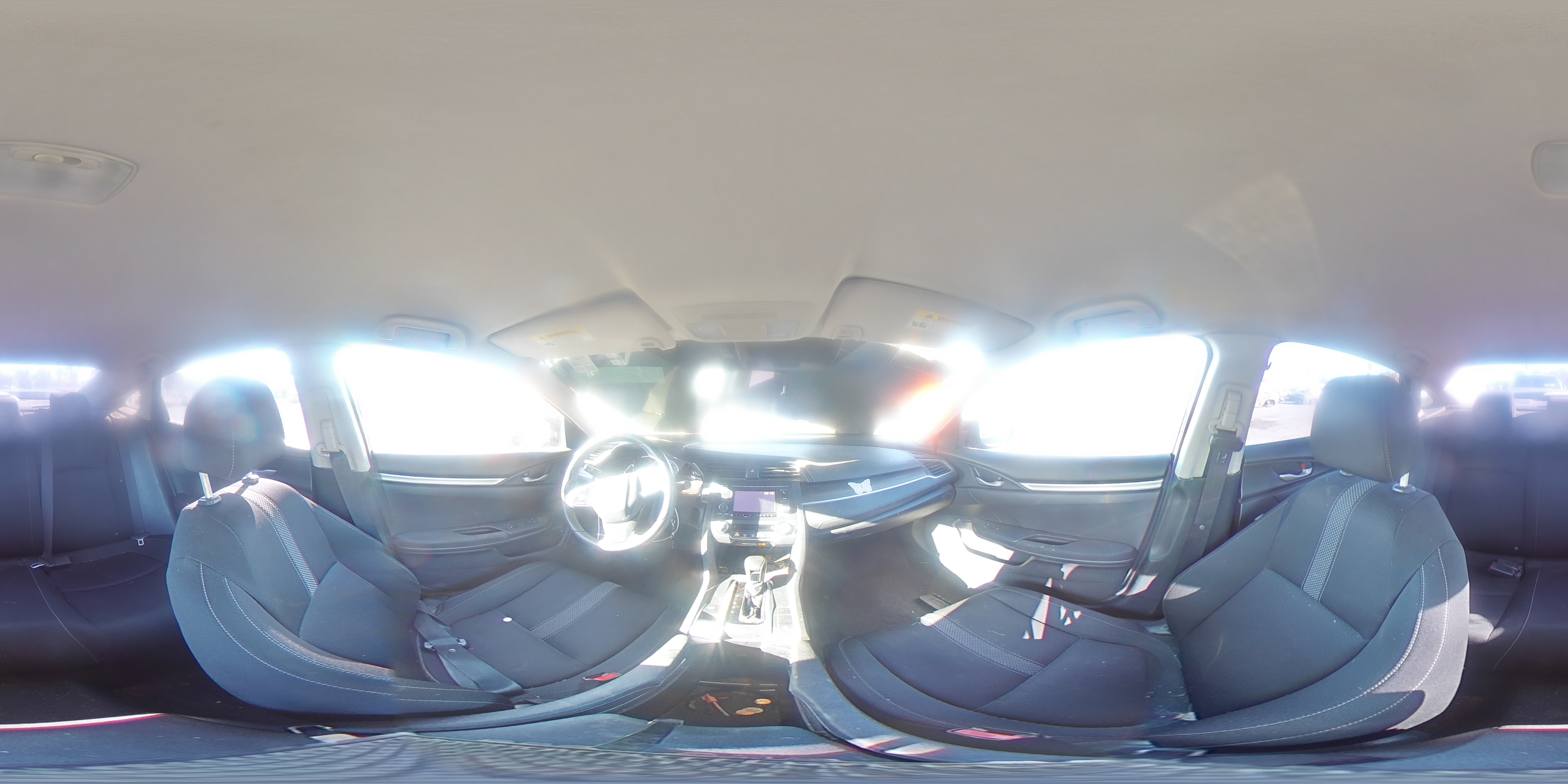 2019 Honda Civic VIN 19XFC2F65KE024040 Copart auction photo, rear end damage thumbnail 13