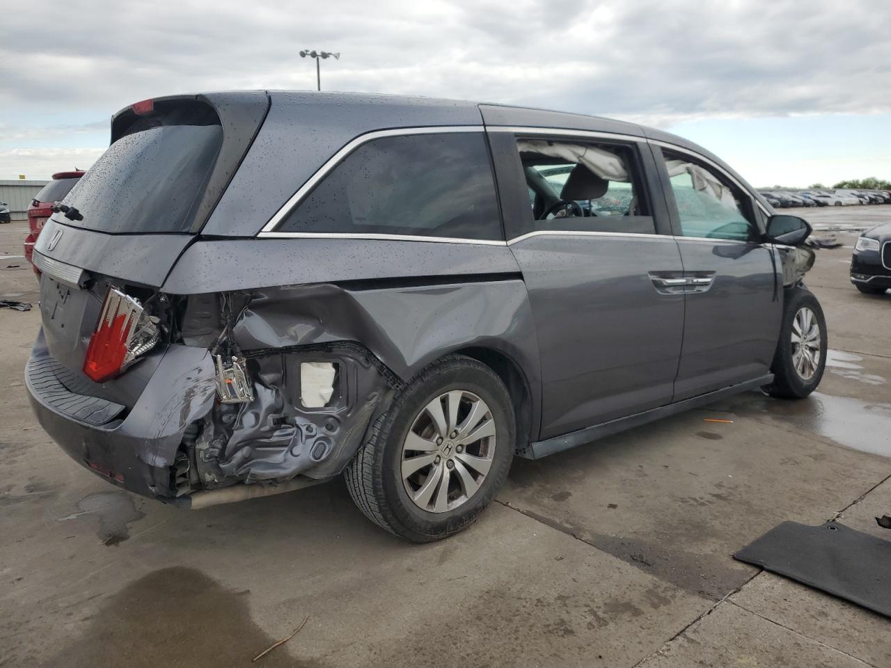 2016 Honda Odyssey VIN 5FNRL5H37GB060735 Copart auction photo, rear end / front end damage thumbnail 3