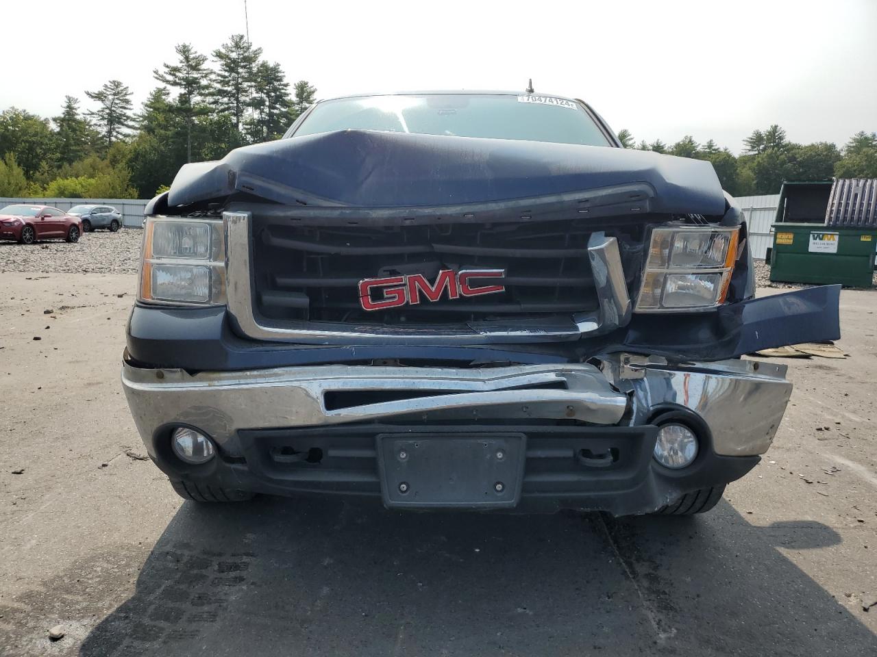2010 GMC Sierra VIN 1GTSKWE30AZ262784 Copart auction photo, front end / side damage thumbnail 5