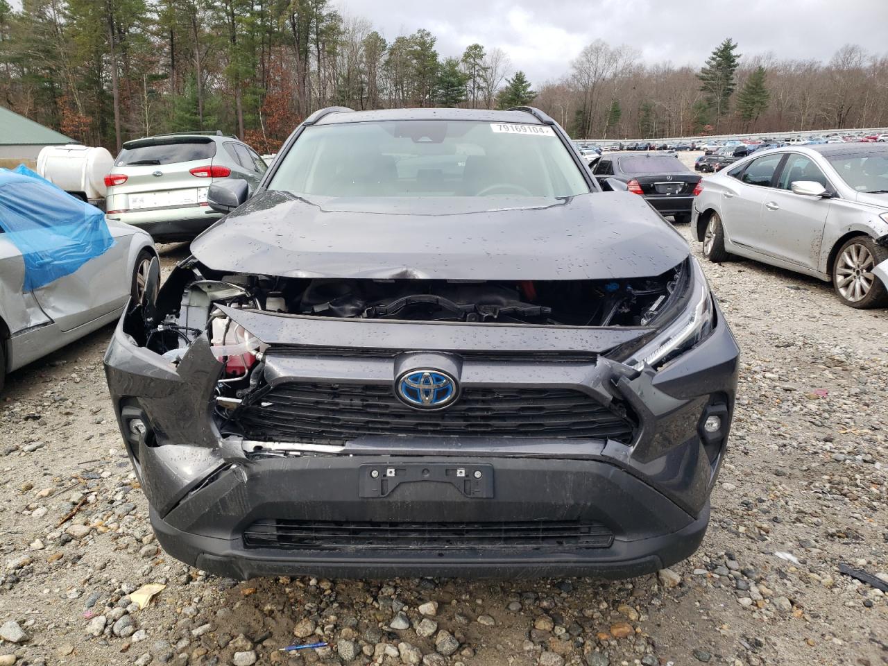 2022 Toyota RAV 4 VIN 4T3B6RFV6NU102422 Copart auction photo, front end / rear end damage thumbnail 5