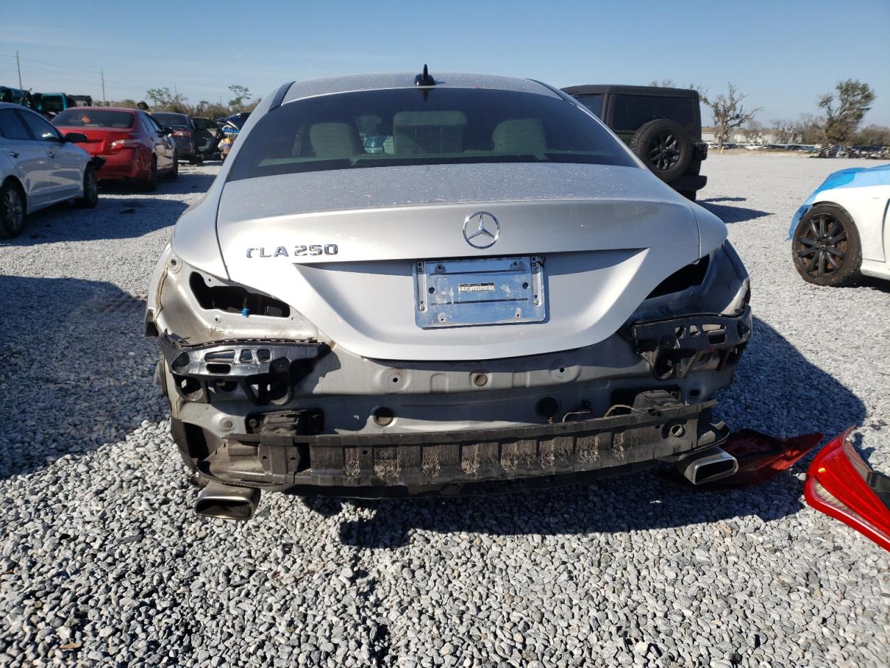 2015 Mercedes-Benz CLA-klasse VIN WDDSJ4EB0FN222434 Copart auction photo, side damage thumbnail 6
