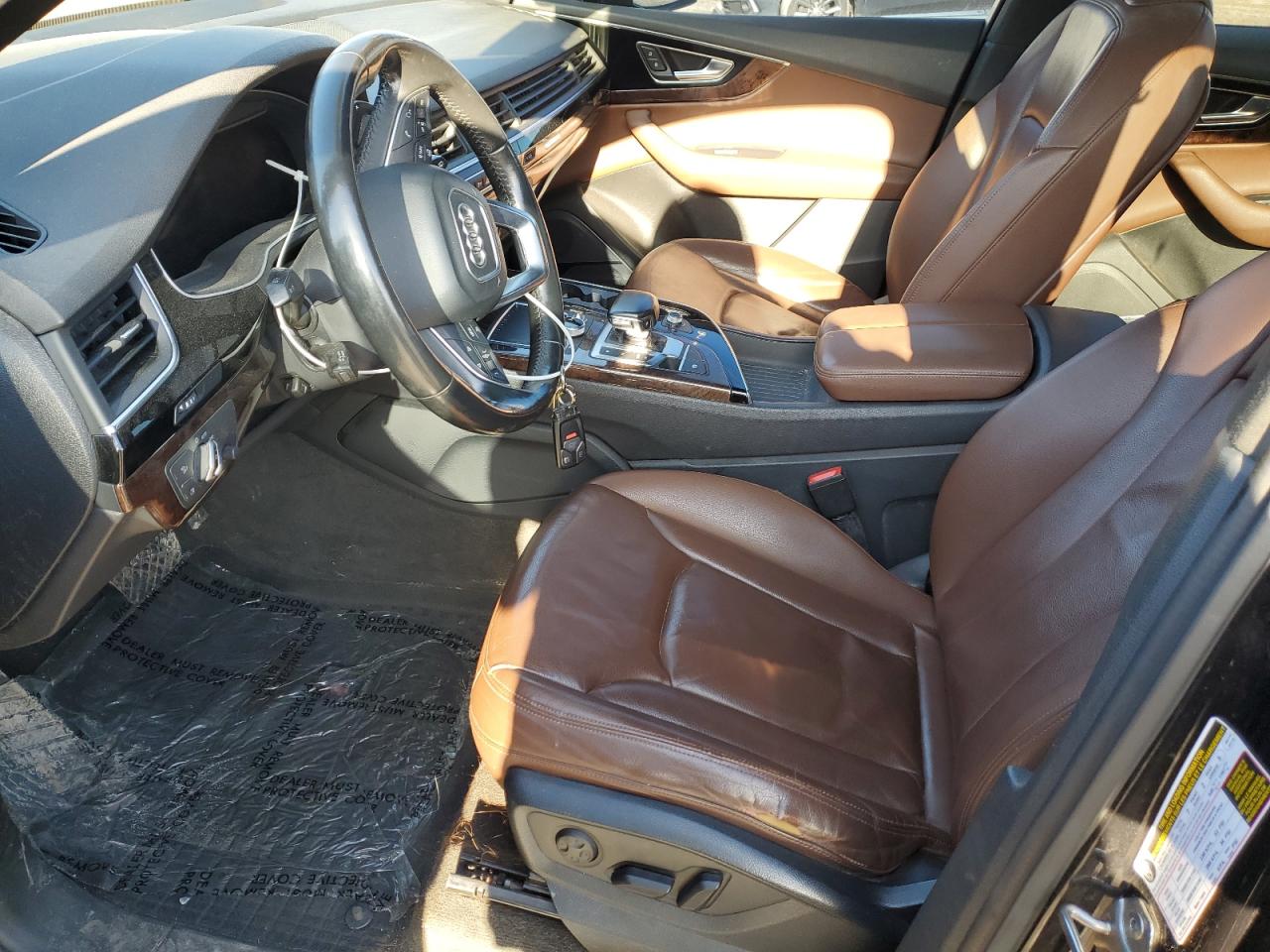 2017 Audi Q7 VIN WA1LAAF7XHD034272 Copart auction photo, front end / rear end damage thumbnail 7