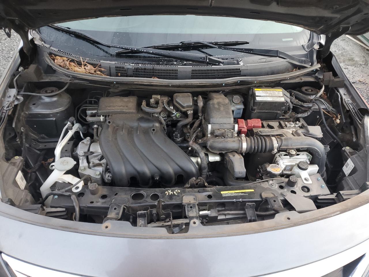 2019 Nissan Versa VIN 3N1CN7AP1KL834192 Copart auction photo, side / front end damage thumbnail 11