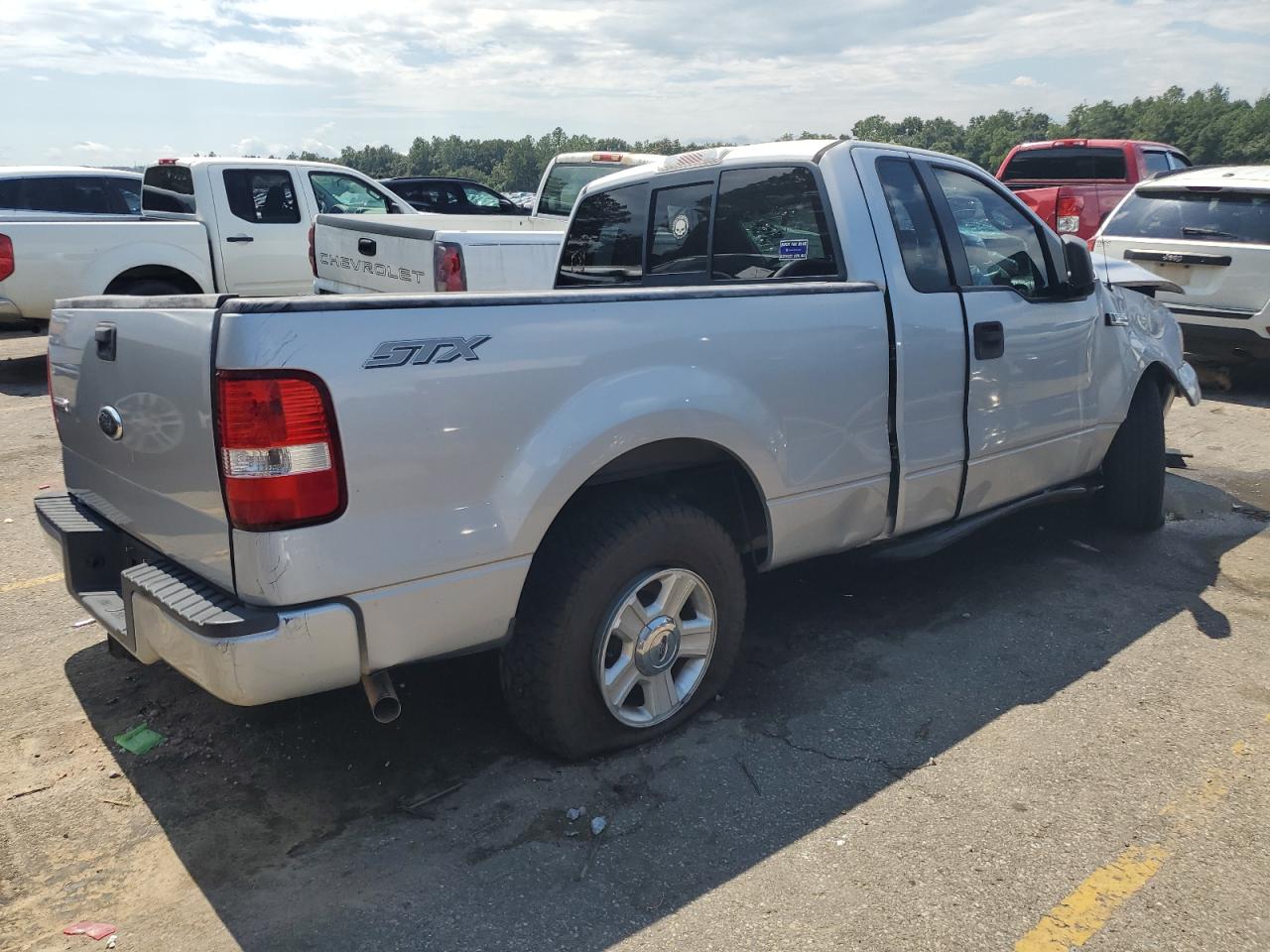 2006 Ford F-150 VIN 1FTRF12W96NB21232 Copart auction photo, all over damage thumbnail 3