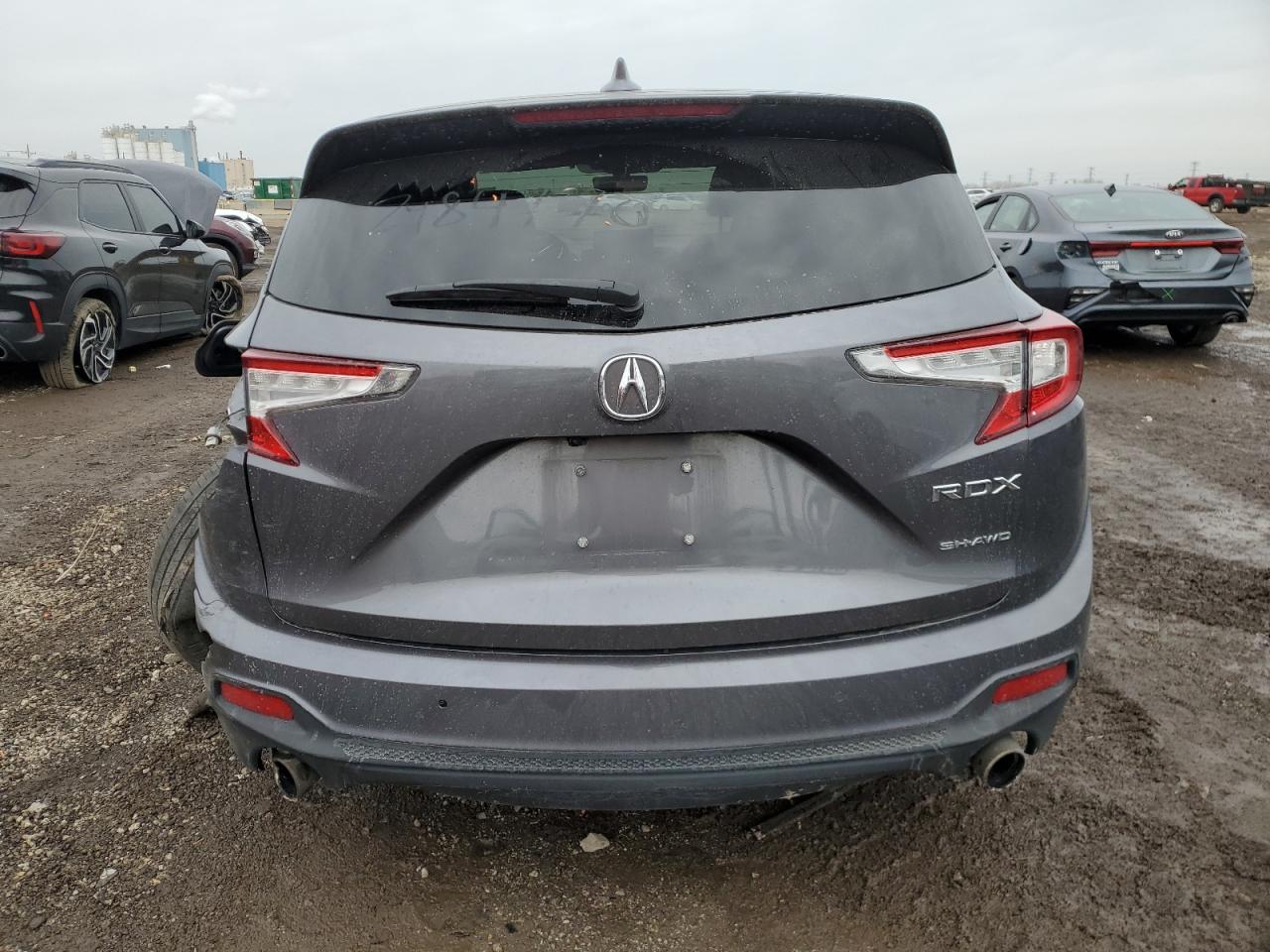 2021 Acura RDX VIN 5J8TC2H51ML041758 Copart auction photo, rear end / side damage thumbnail 6