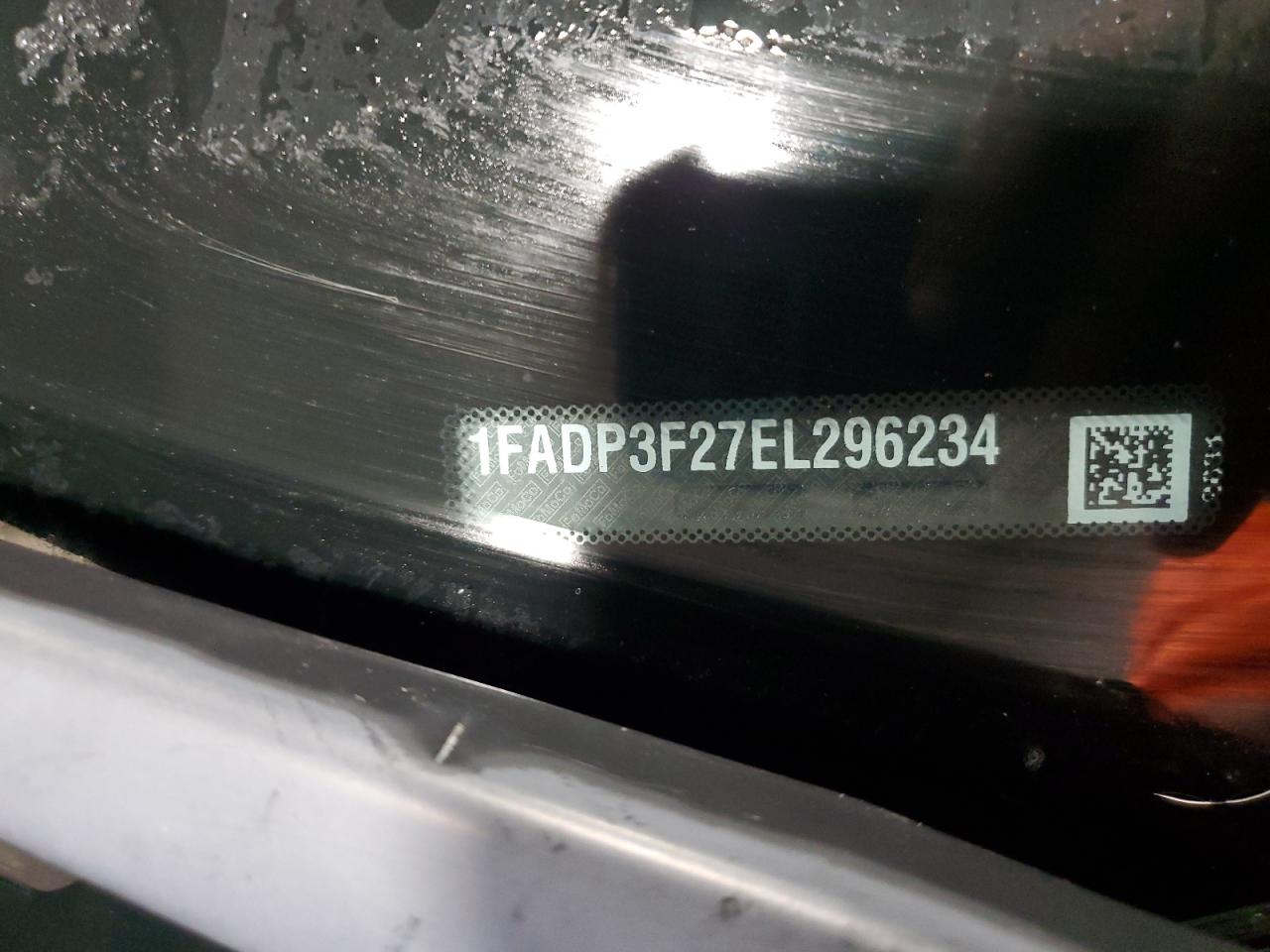2014 Ford Focus VIN 1FADP3F27EL296234 Copart auction photo, front end / undercarriage damage thumbnail 12