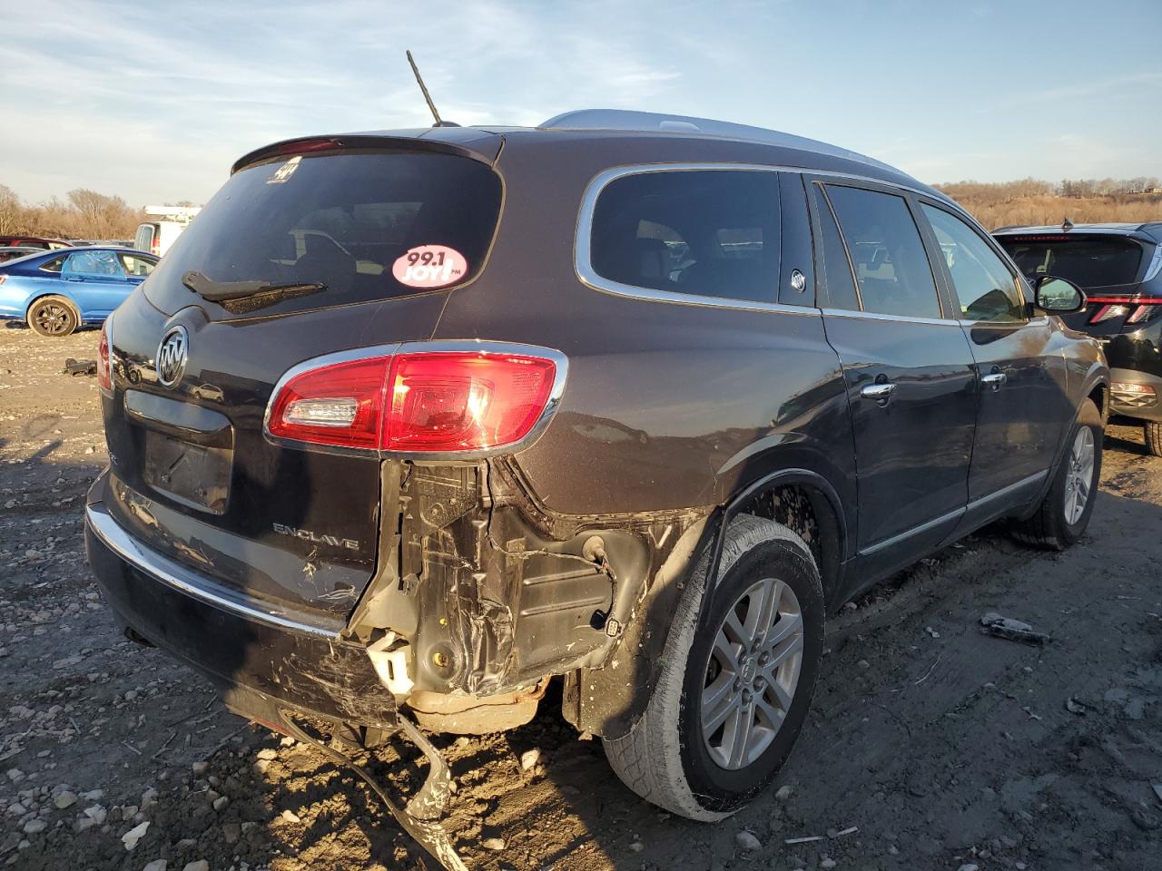 2015 Buick Enclave VIN 5GAKRAKD0FJ166432 Copart auction photo, rear end damage thumbnail 3
