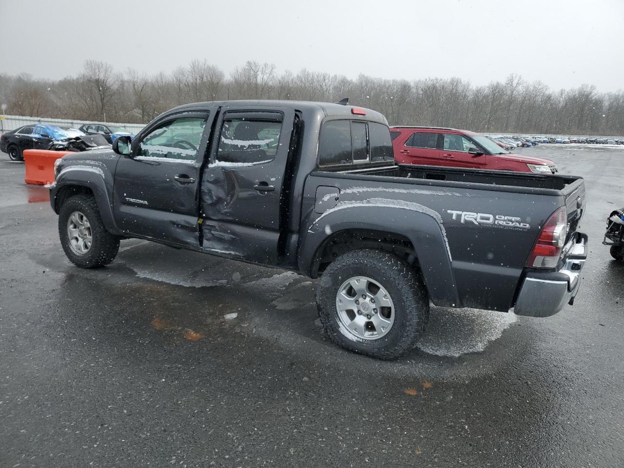 2012 Toyota Tacoma VIN 3TMLU4EN6CM091838 Copart auction photo, side damage thumbnail 2