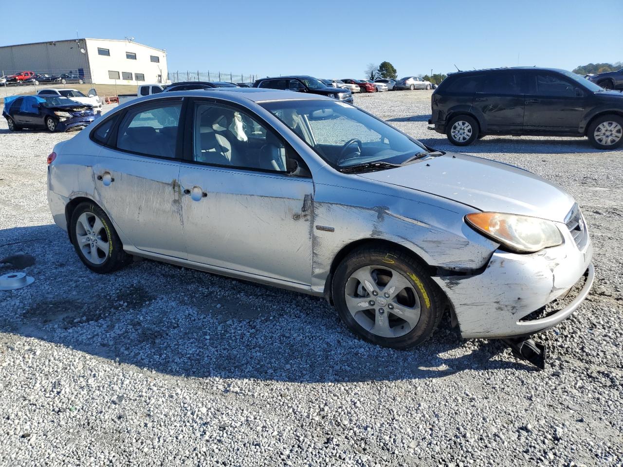 2007 Hyundai Elantra VIN KMHDU46D07U099957 Copart auction photo, all over damage thumbnail 4