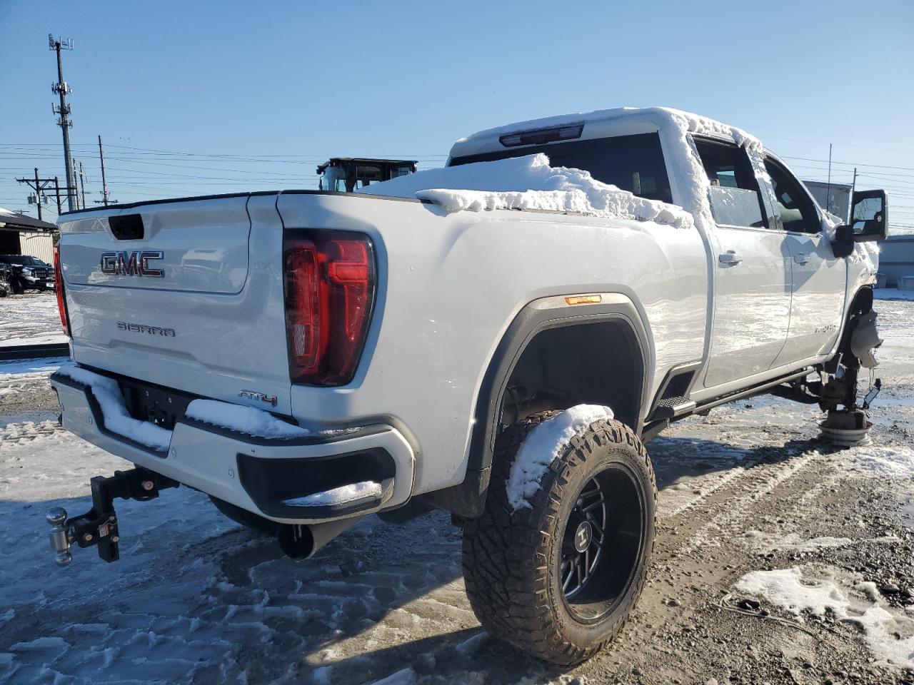 2020 GMC Sierra VIN 1GT49PEY5LF223859 Copart auction photo, front end damage thumbnail 3