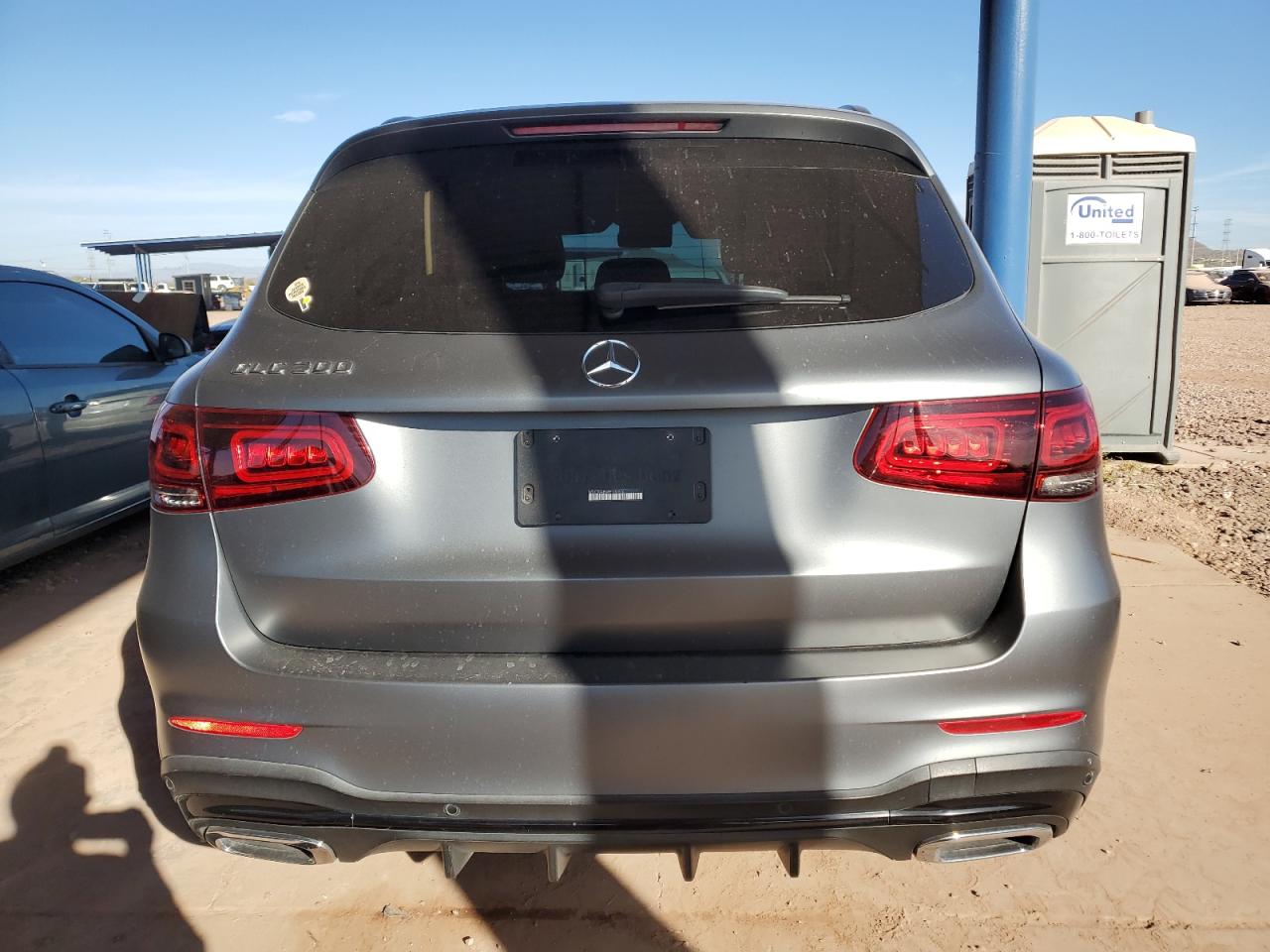 2020 Mercedes-Benz GLC VIN WDC0G8DB9LF713030 Copart auction photo, front end / side damage thumbnail 6