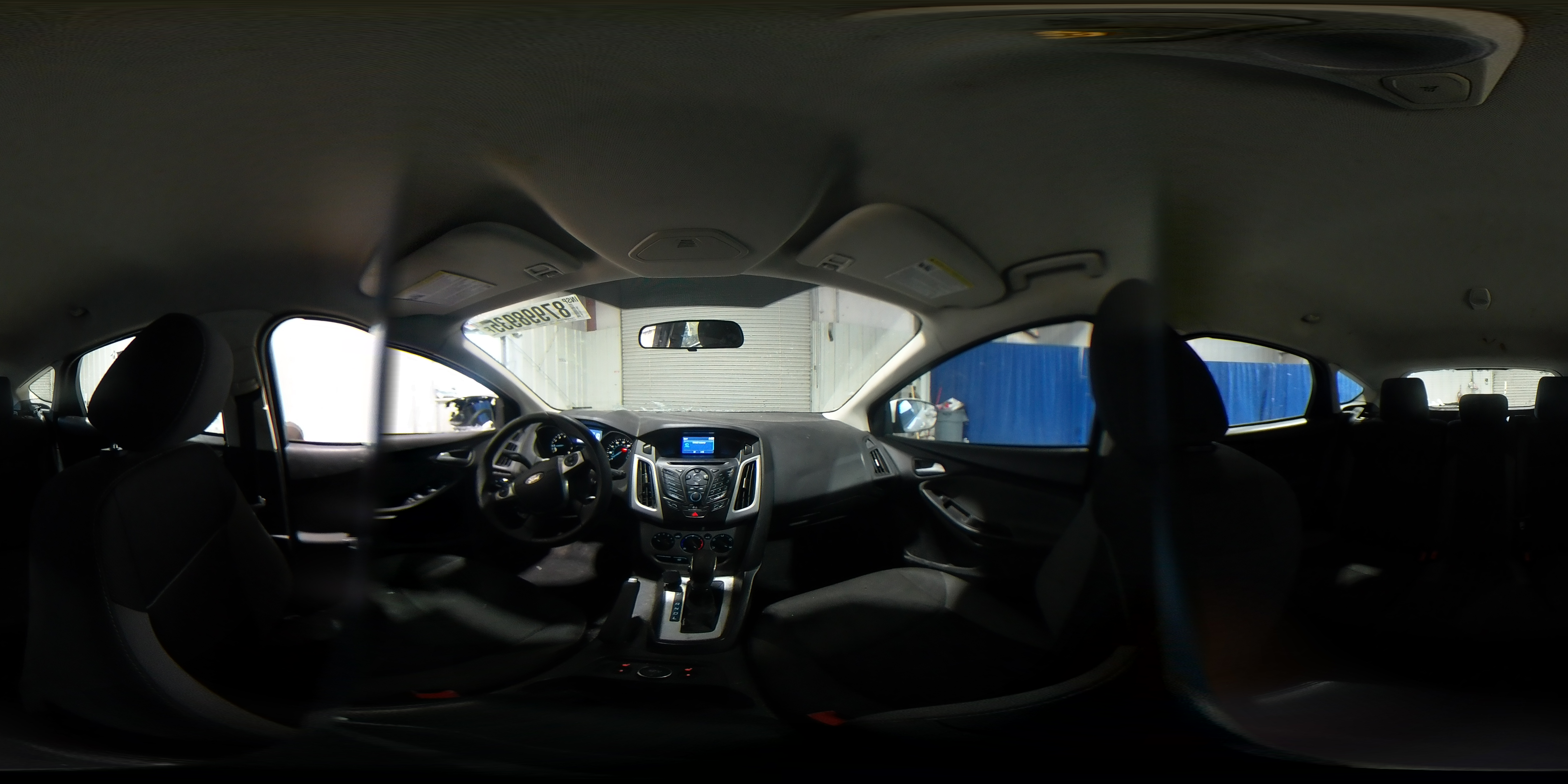 2014 Ford Focus VIN 1FADP3K26EL438093 Copart auction photo, all over damage thumbnail 13
