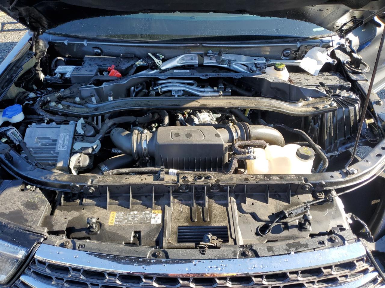 2022 Ford Explorer VIN 1FM5K8LC1NGC30483 Copart auction photo, front end / side damage thumbnail 12