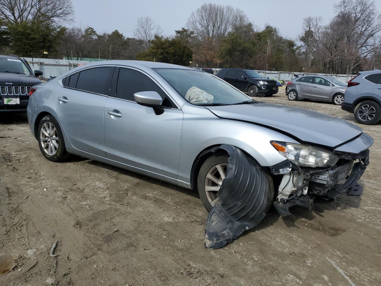 2016 Mazda 6 VIN JM1GJ1U57G1419345 Copart auction photo, front end / minor dent/scratches damage thumbnail 4
