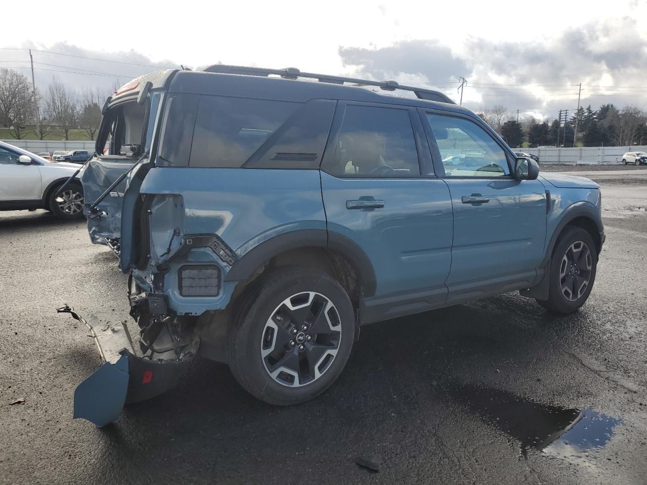 2021 Ford Bronco VIN 3FMCR9C65MRA71185 Copart auction photo, rear end damage thumbnail 3