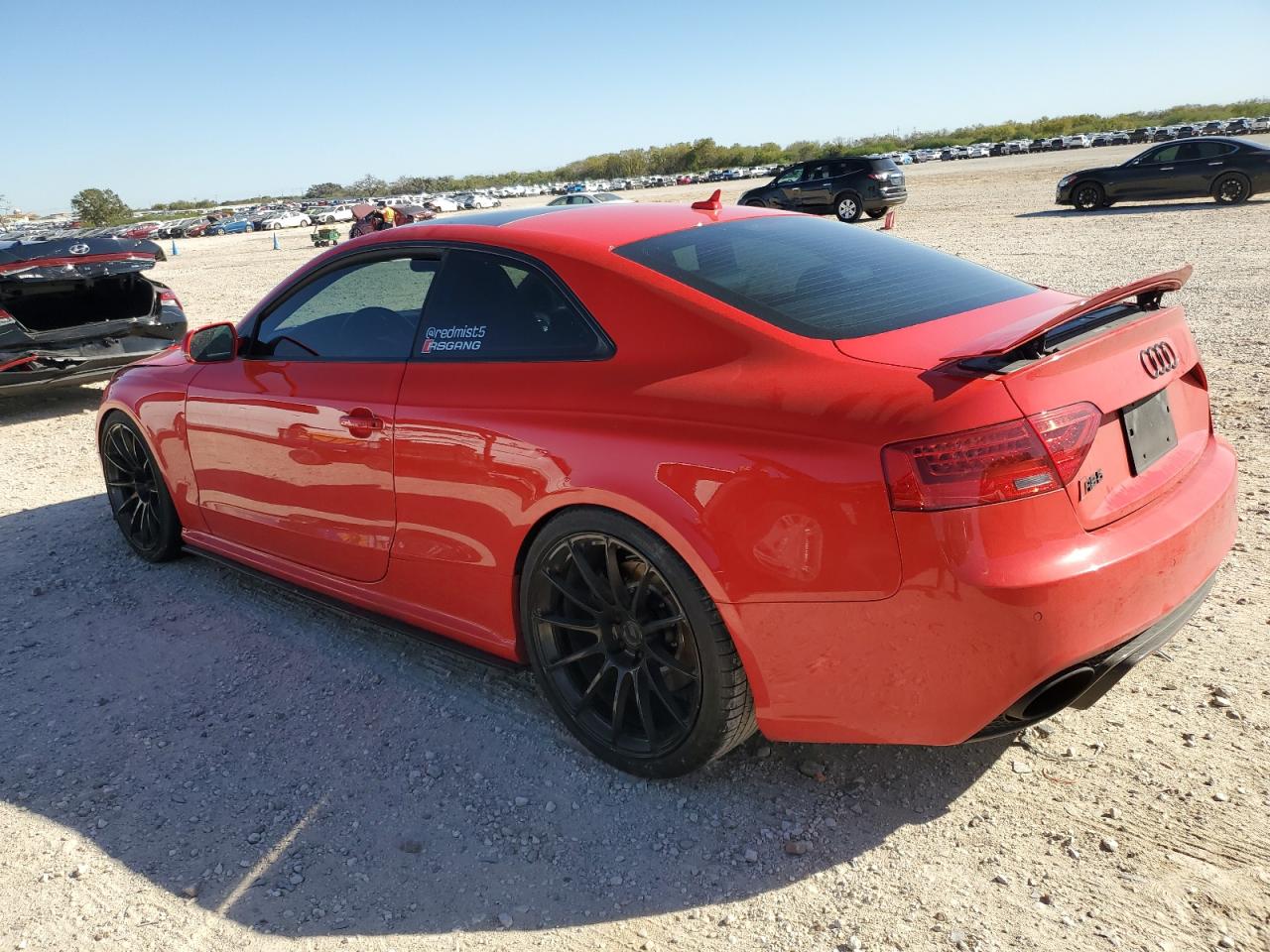 2013 Audi RS5 VIN WUAC6AFR6DA902467 Copart auction photo, side damage thumbnail 2