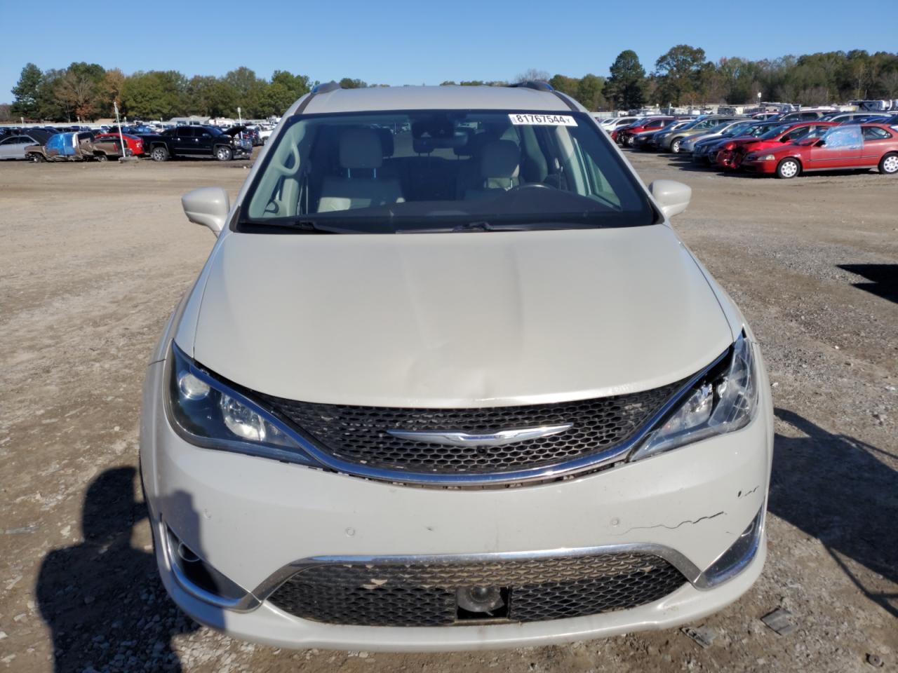2017 Chrysler Pacifica VIN 2C4RC1EGXHR608541 Copart auction photo, front end / side damage thumbnail 5