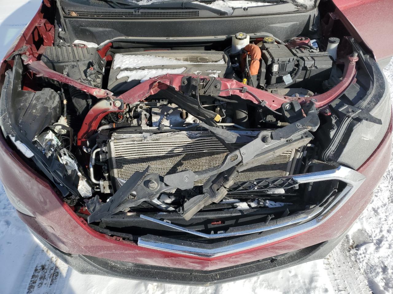2018 Chevrolet Equinox VIN 3GNAXXEU8JS543585 Copart auction photo, front end damage thumbnail 12