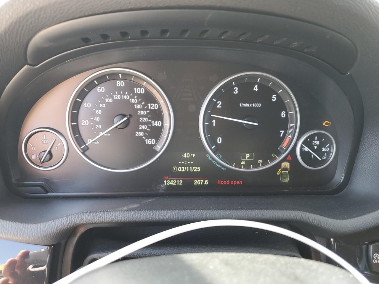 2014 BMW X3 VIN 5UXWX9C58E0D19737 Copart auction photo, front end damage thumbnail 9