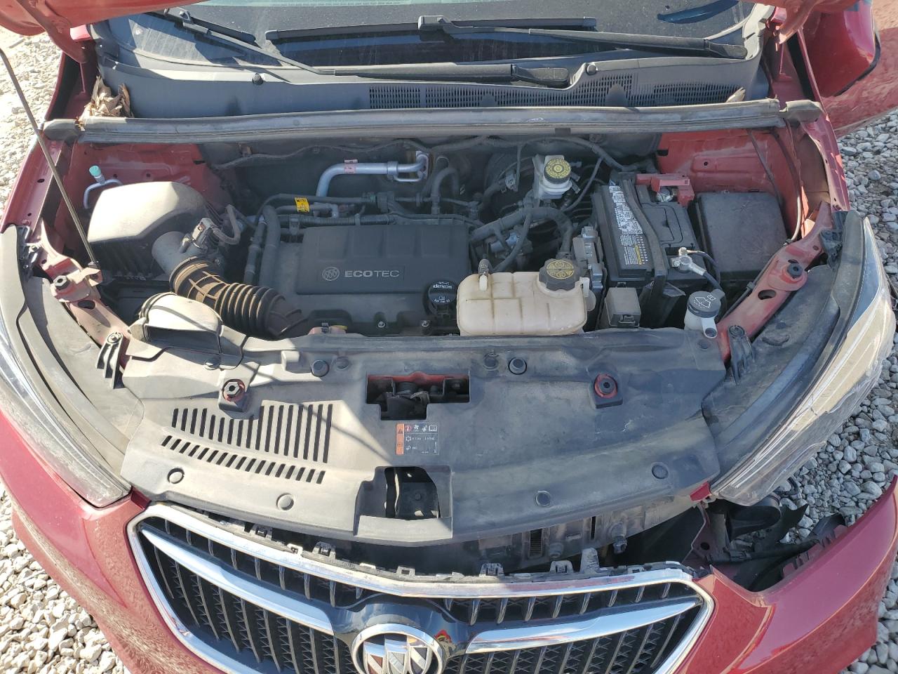 2020 Buick Encore VIN KL4CJASB2LB029145 Copart auction photo, front end / side damage thumbnail 13