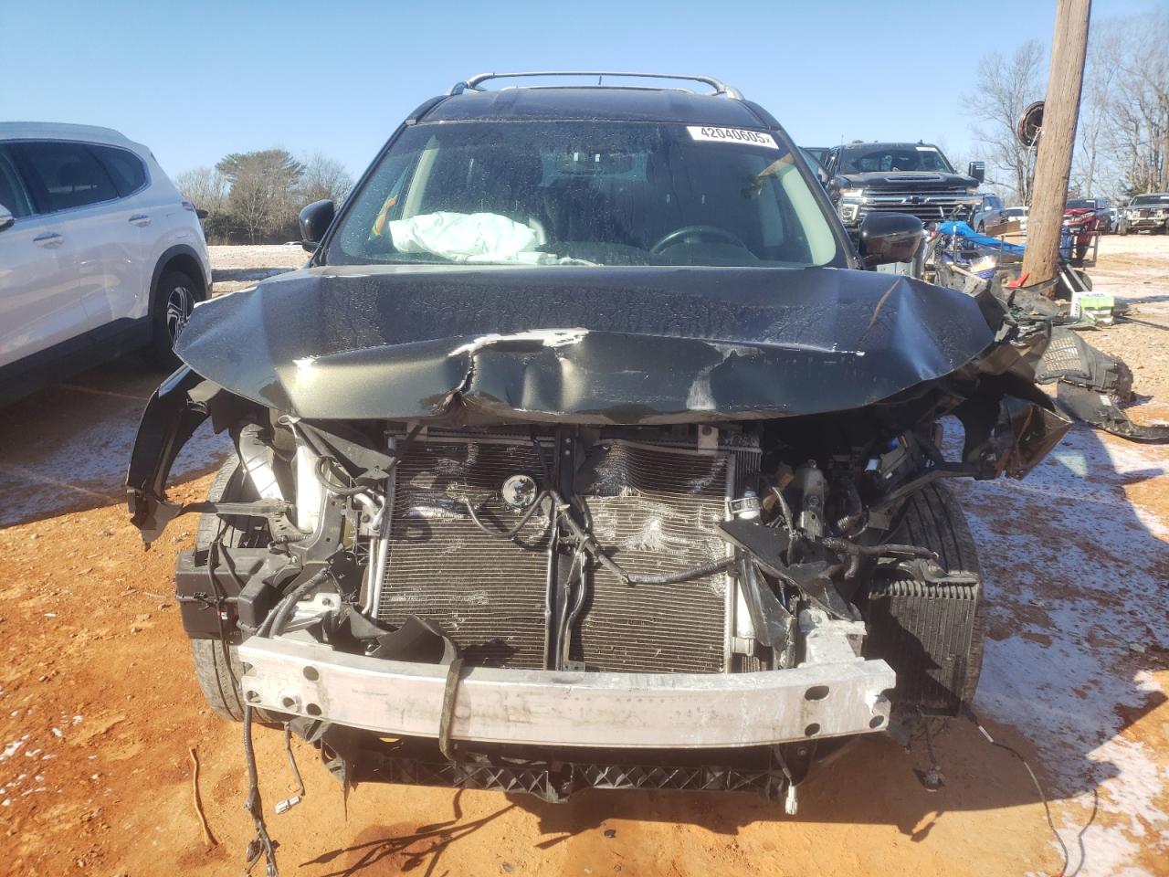 2017 Nissan Pathfinder VIN 5N1DR2MN4HC669936 Copart auction photo, front end damage thumbnail 5