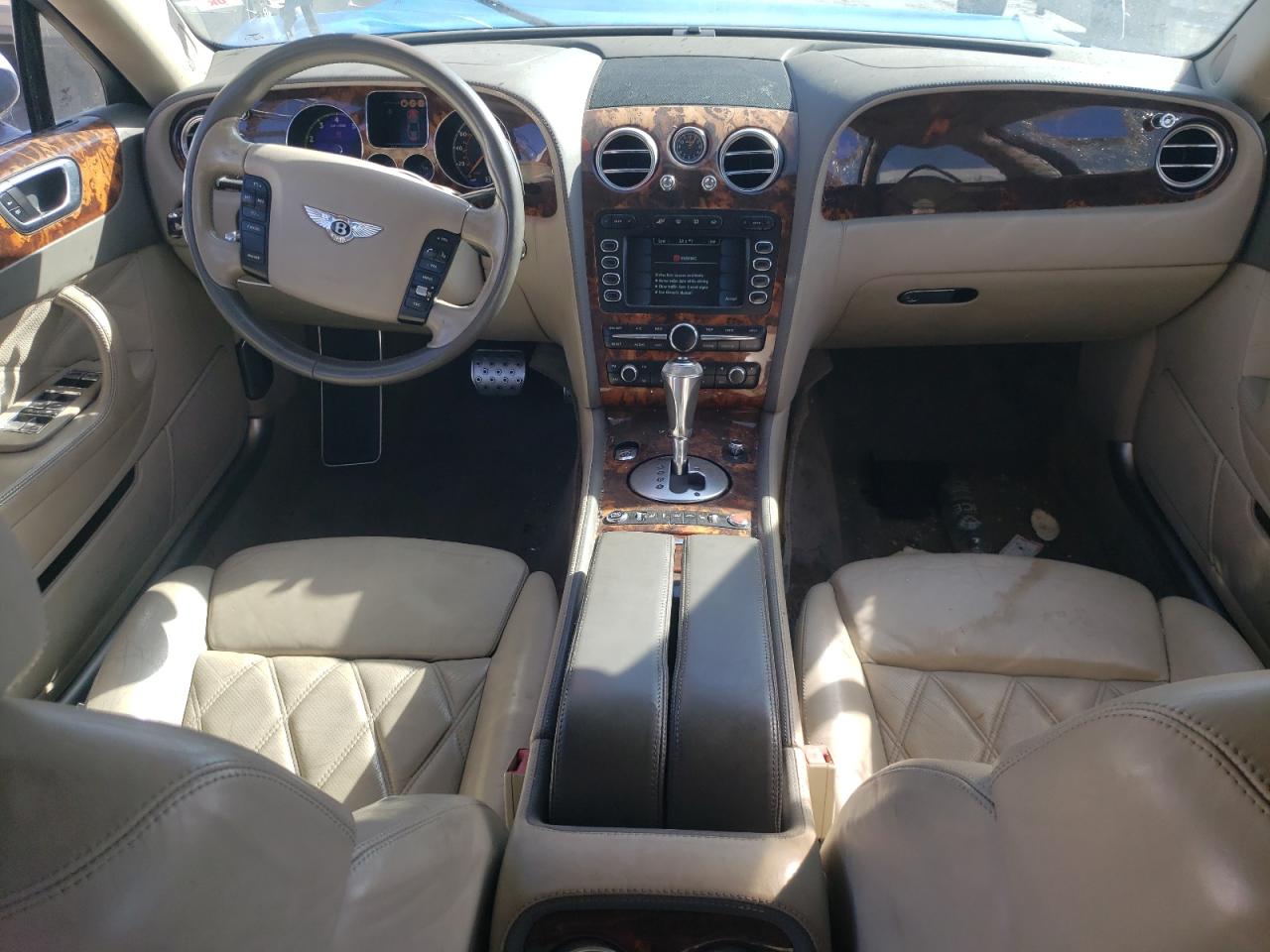 2007 Bentley Continental VIN SCBBR93W77C040445 Copart auction photo, all over damage thumbnail 8