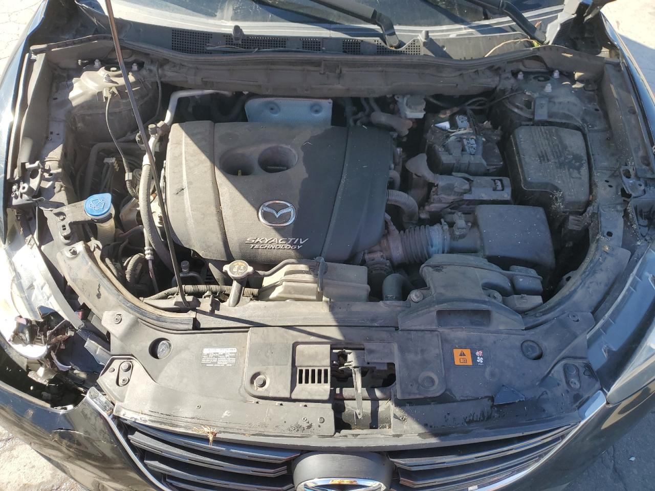 2016 Mazda CX-5 VIN JM3KE4CY7G0820001 Copart auction photo, rollover damage thumbnail 12