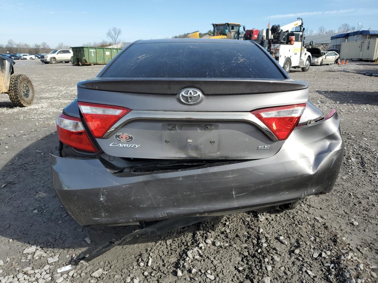 2016 Toyota Camry VIN 4T1BF1FK1GU555625 Copart auction photo, rear end / front end damage thumbnail 6