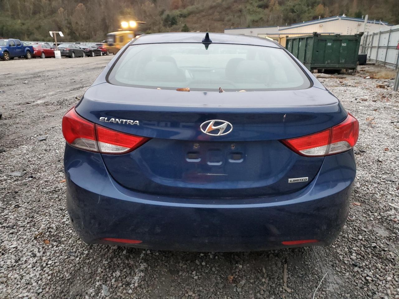 2013 Hyundai Elantra VIN KMHDH4AE4DU667773 Copart auction photo, front end damage thumbnail 6