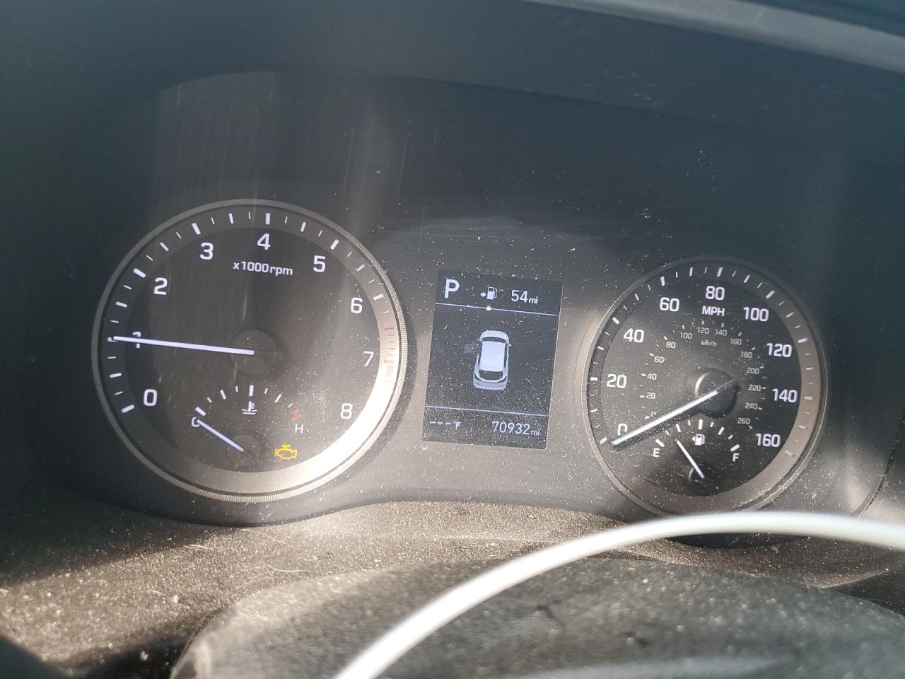 2019 Hyundai Tucson VIN KM8J33AL6KU861387 Copart auction photo, front end / minor dent/scratches damage thumbnail 9