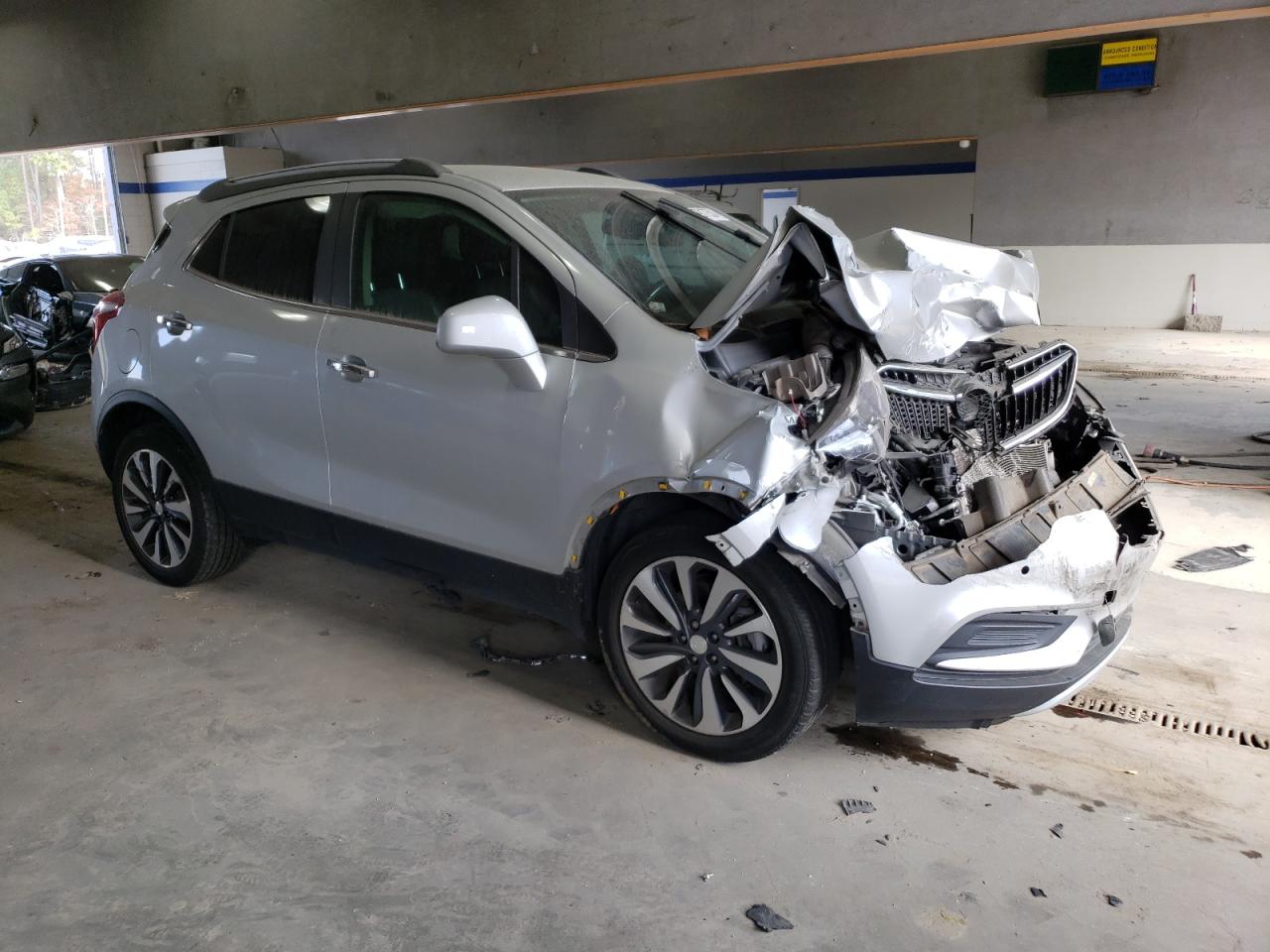 2021 Buick Encore VIN KL4CJASB0MB300396 Copart auction photo, front end / mechanical damage thumbnail 4