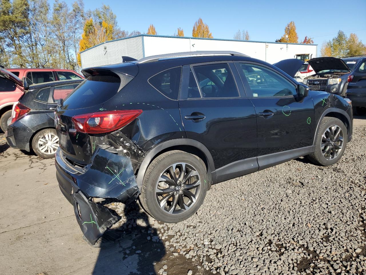 2016 Mazda CX-5 VIN JM3KE4DY6G0674012 Copart auction photo, rear end / front end damage thumbnail 3