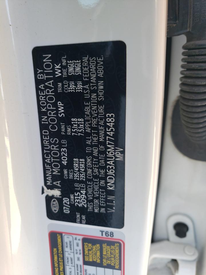 2021 KIA Soul VIN KNDJ63AU6M7745483 Copart auction photo, rear end damage thumbnail 14