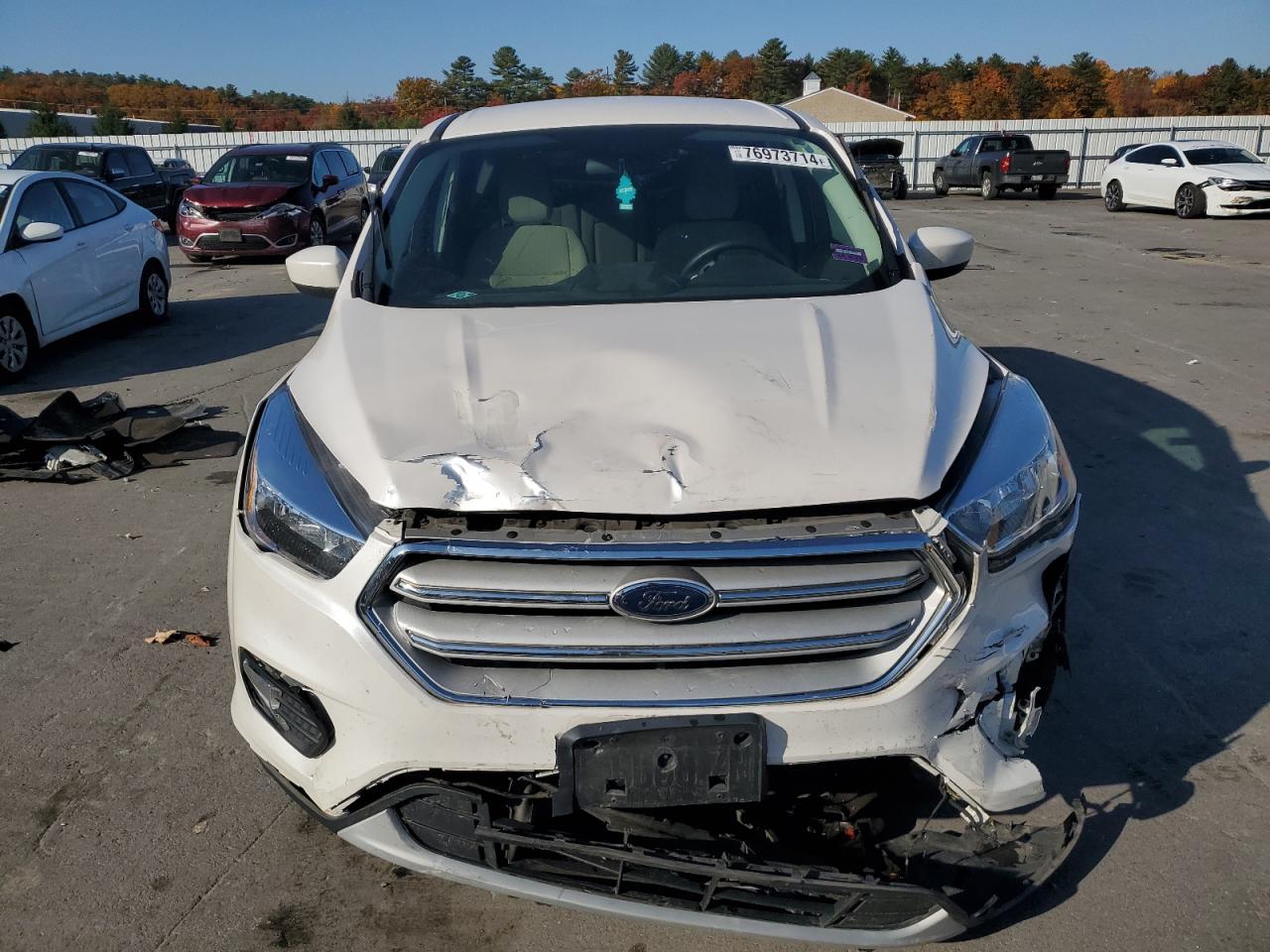 2019 Ford Escape VIN 1FMCU9GD3KUA08423 Copart auction photo, front end damage thumbnail 5