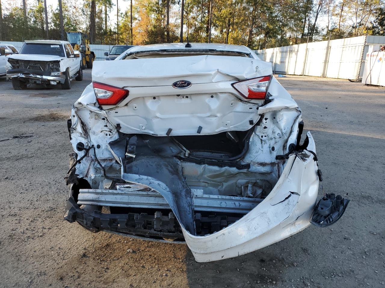 2013 Ford Fusion VIN 3FA6P0H97DR181473 Copart auction photo, rear end damage thumbnail 6