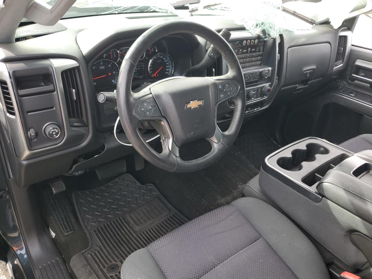 2017 Chevrolet Silverado VIN 3GCPCREC9HG309132 Copart auction photo, top/roof damage thumbnail 8