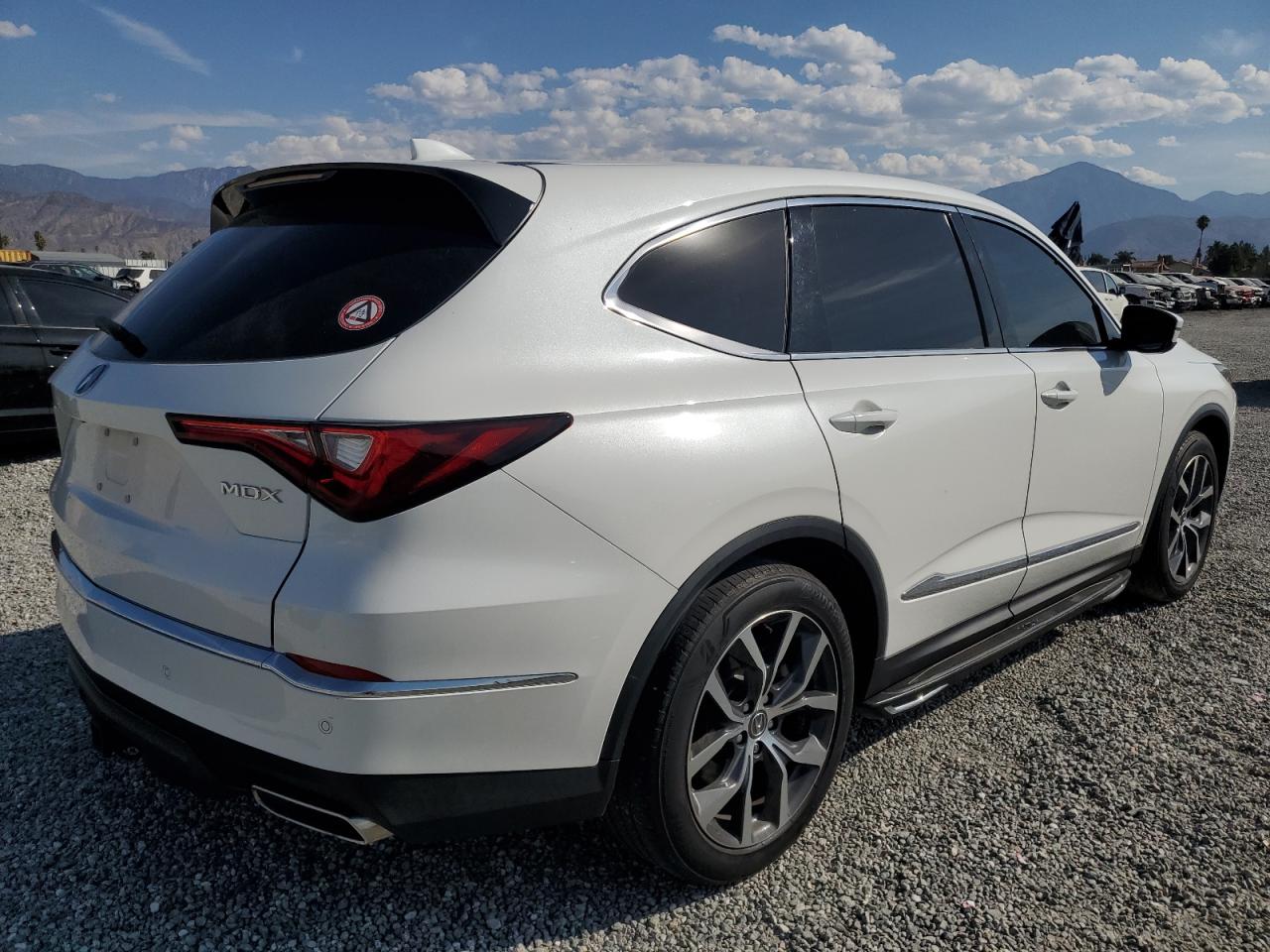 2022 Acura MDX VIN 5J8YD9H44NL000691 Copart auction photo, side damage thumbnail 3
