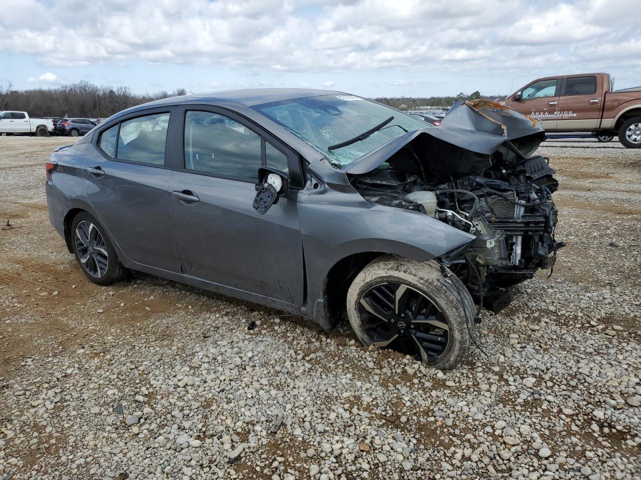 2024 Nissan Versa VIN 3N1CN8FV3RL829387 Copart auction photo, front end / all over damage thumbnail 4