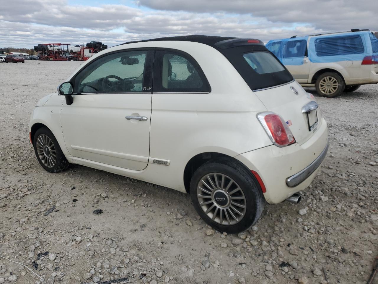 2012 Fiat 500 VIN 3C3CFFER5CT119177 Copart auction photo, rear end damage thumbnail 2