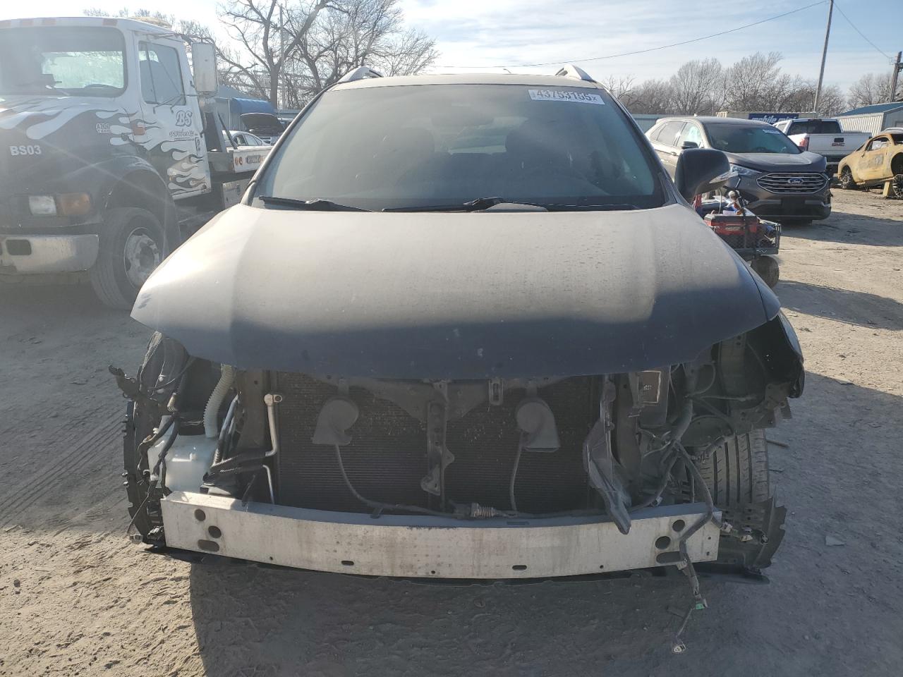 2014 Lexus RX VIN 2T2BK1BA6EC241312 Copart auction photo, front end / side damage thumbnail 5